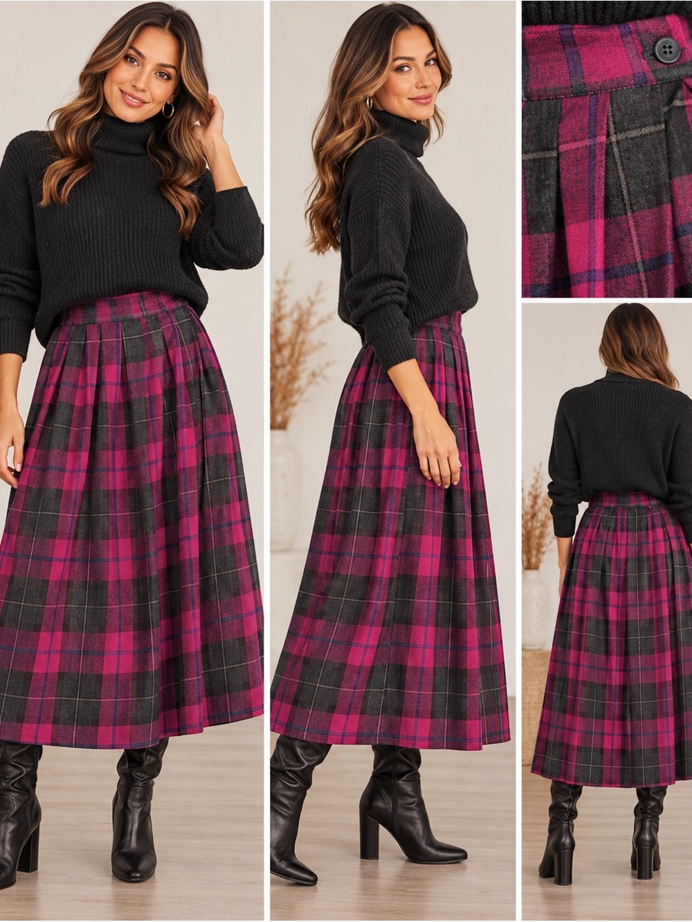 Talbots vintage Plastic skirt
